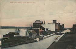 Guard Lock, Oswego Canal Postcard
