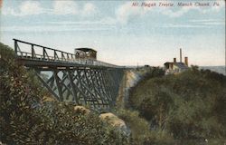 Mt. Pisgah Trestle, Mauch Chunk Jim Thorpe, PA Postcard Postcard Postcard