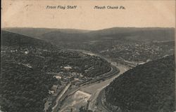 View from Flag Staff Jim Thorpe, PA Postcard Postcard Postcard