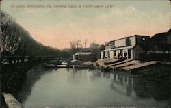 Old Canal Flemington, PA Postcard Postcard Postcard