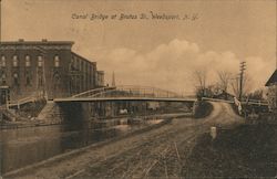 Canal Bridge at Brutus St. Weedsport, NY Postcard Postcard Postcard