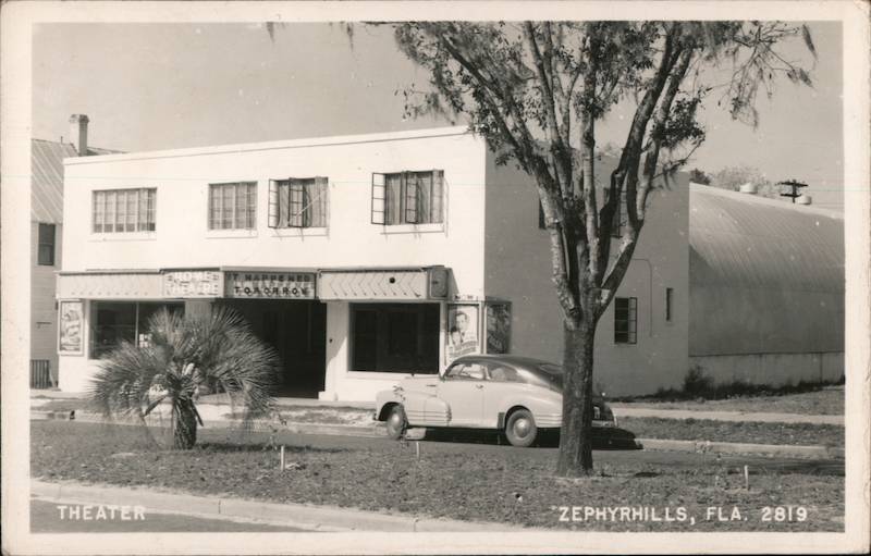 Theater Zephyrhills, FL Postcard