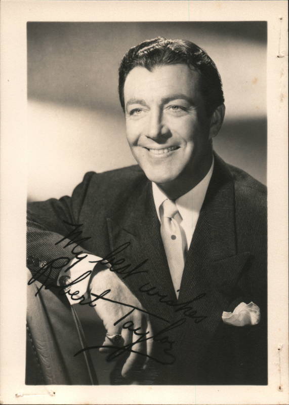 Robert Taylor Actors Original Photograph