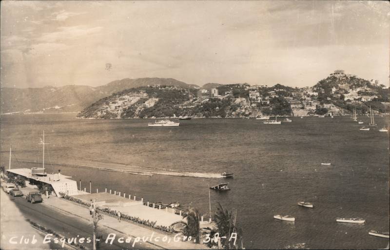 View of Club Esquies Acapulco Mexico