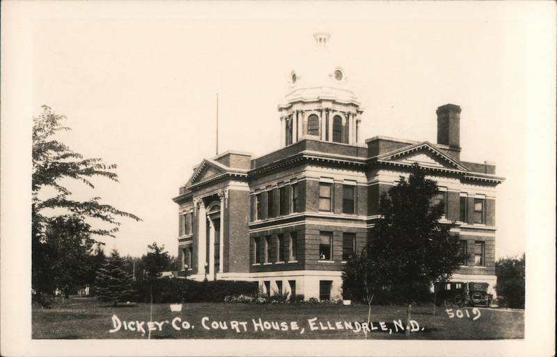 Dickey County Court House Ellendale North Dakota