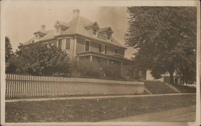 Colonial House with Picket Fence Asbury New Jersey