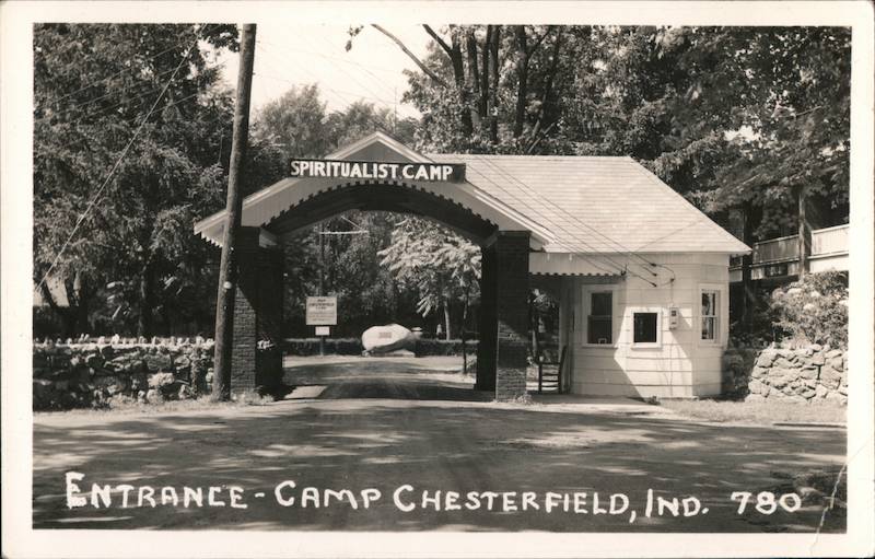 Entrance to Camp Chesterfield Spiritualist Camp Indiana