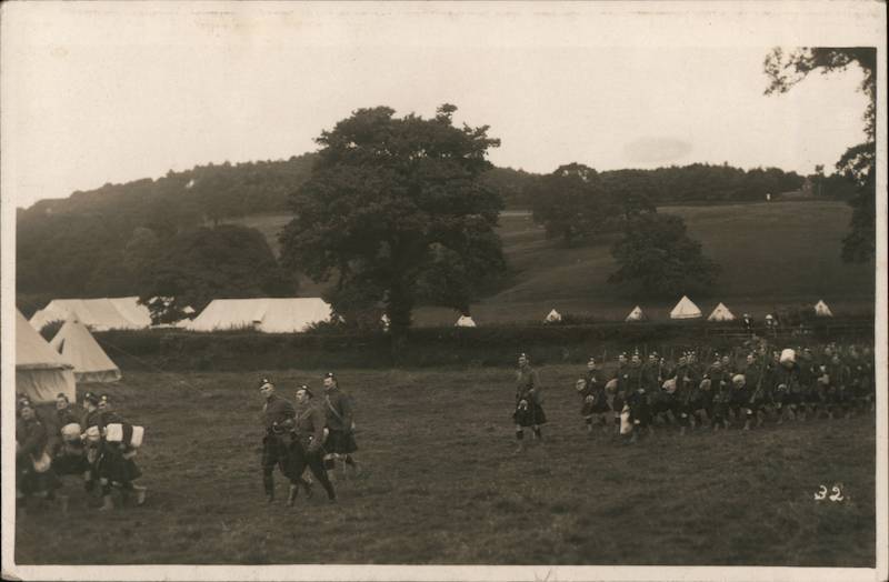 Liverpool Scottish at Camp United Kingdom Military