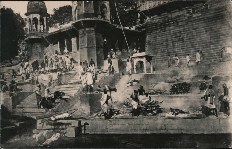 Hindu Cremations Ganges River India