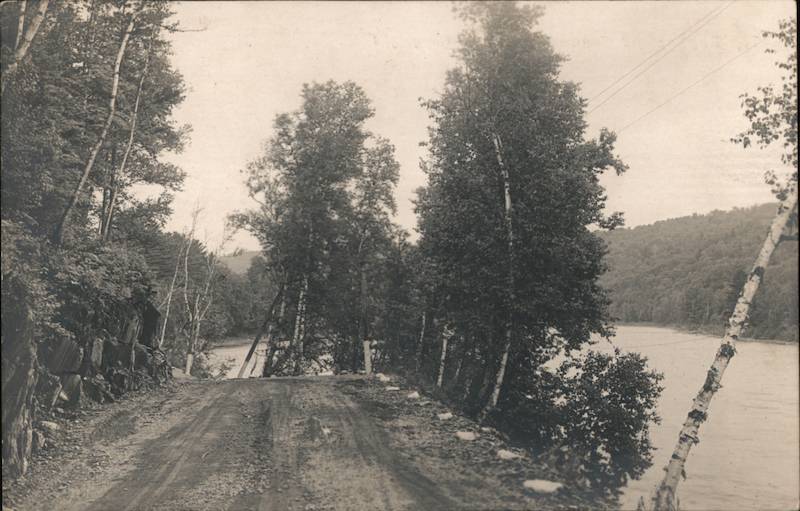 View of the Dugway and Kennebec River The Forks Maine