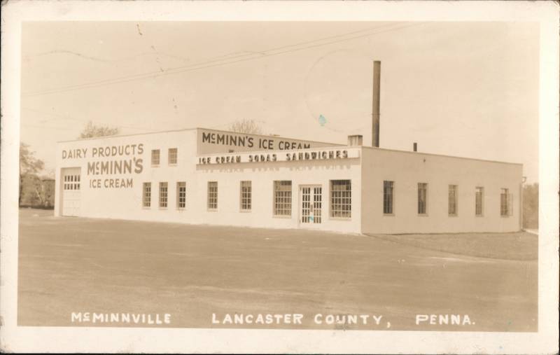 McMinn's Dairy Products Ice Cream, McMinnville Paradise Pennsylvania