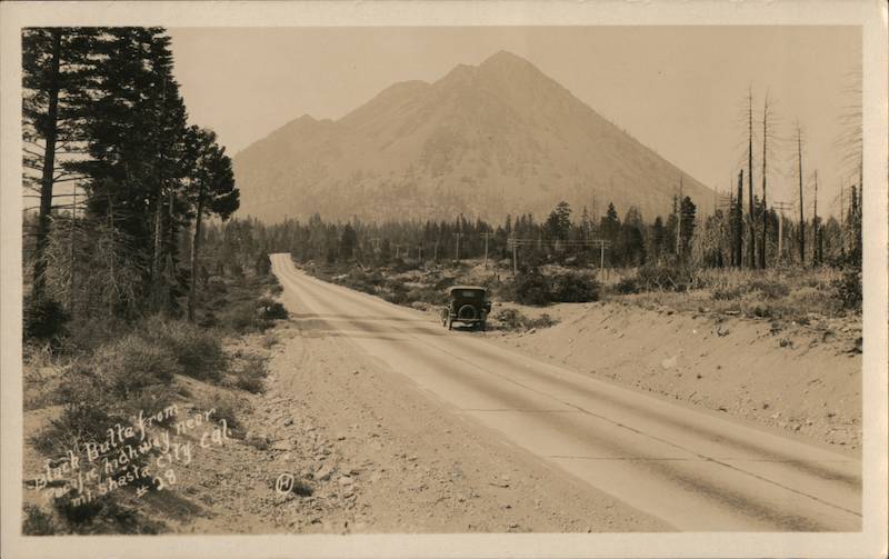 Black Butte from Pacific Highway Mount Shasta California