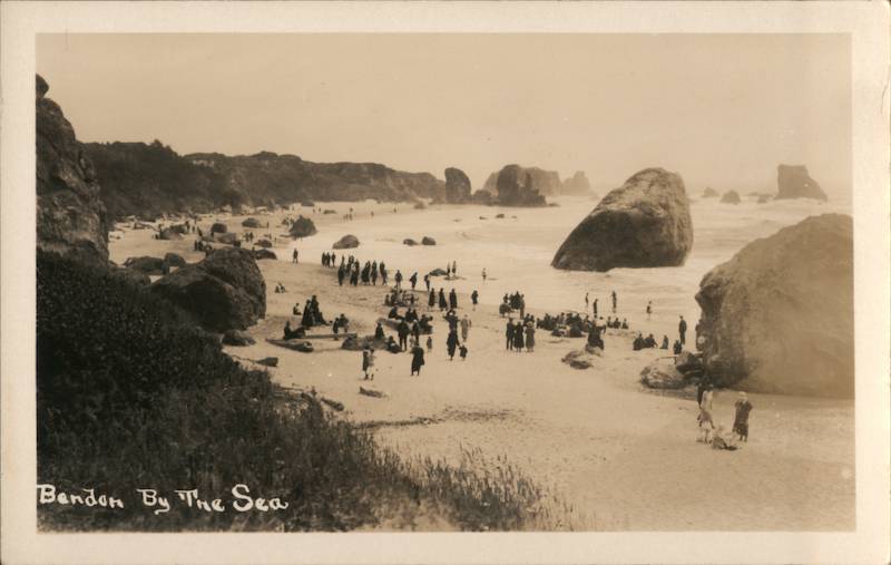 Bandon By the Sea Beach - August 1930 Oregon