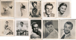 Lot of 10: Actors & Actresses Snapshots, Pinup Original Photograph Original Photograph Original Photograph