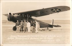 Army Transport Fokker Plane Aircraft Rise Postcard Postcard Postcard