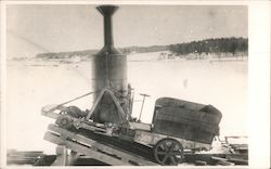 Cog Railway Locomotive: Peppersass, Interesting Message Mount Washington, NH Postcard Postcard Postcard