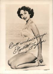 Elizabeth Taylor in Swimsuit Actresses Original Photograph Original Photograph Original Photograph