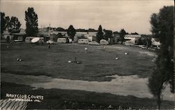 Navy Club Courts Postcard