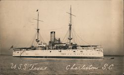 U.S.S. Texas Postcard