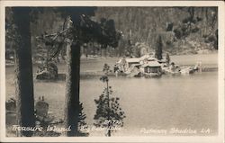 Treasure Island - Big Bear Lake California Postcard Postcard Postcard