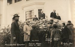 President Harding Reception Postcard