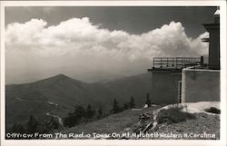 View from Radio Tower on Mt. Mitchell Postcard