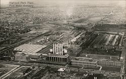 Highland Park Plant - Ford Motor Company Postcard