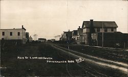 Main St. Looking South Drinkwater, SK Canada Saskatchewan F & B Photo Postcard Postcard Postcard