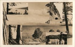Lake Tahoe - Gem of the Mountains Postcard