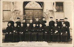 Monks at St. Anthony's Monastery St. Nazianz, WI Postcard Postcard Postcard