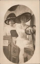 "Seeing Salt Lake City" Studio Photo, Two Women Postcard