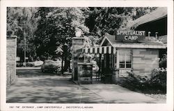 Entrance, Camp Chesterfield Spiritualist Camp Postcard