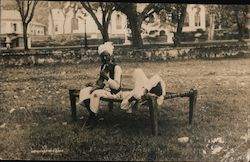 Indian Native Fiddle Postcard