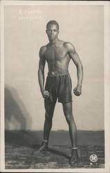 Lightweight Boxer R Castillo Spain Boxing Postcard Postcard Postcard