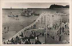 Various Games on the Beach, Pyrenees-Ocean Postcard