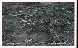Aerial View of Orland California Postcard