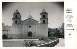 Santa Barbara Mission Postcard