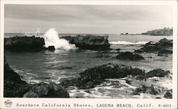 Southern California Shores Laguna Beach, CA Postcard Postcard Postcard