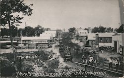 Main Street Looking West Postcard