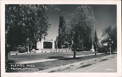 Band Shell, Fleming Park Colton, CA Adair Postcard Postcard Postcard