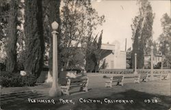 Flemming Park Colton, CA Postcard Postcard Postcard