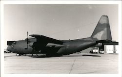 Large Military Cargo Plane Aircraft Postcard Postcard Postcard