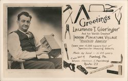 Greetings From Laurence T. Gieringer Postcard