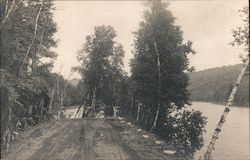 View of the Dugway and Kennebec River The Forks, ME Postcard Postcard Postcard