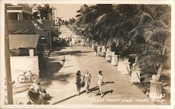 Ocean Front Walk Postcard