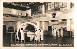 Pan American International Air Terminal Postcard