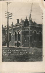 Jackson County Bank, Carried Away Oct 6-11 Flood Black River Falls, WI Postcard Postcard Postcard