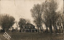 Farm House Postcard