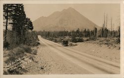 Black Butte from Pacific Highway Postcard