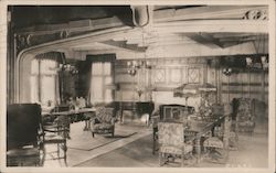 Reception Room at the Sanatorium of the Christian Science Benevolent Association Chestnut Hill, MA Postcard Postcard Postcard